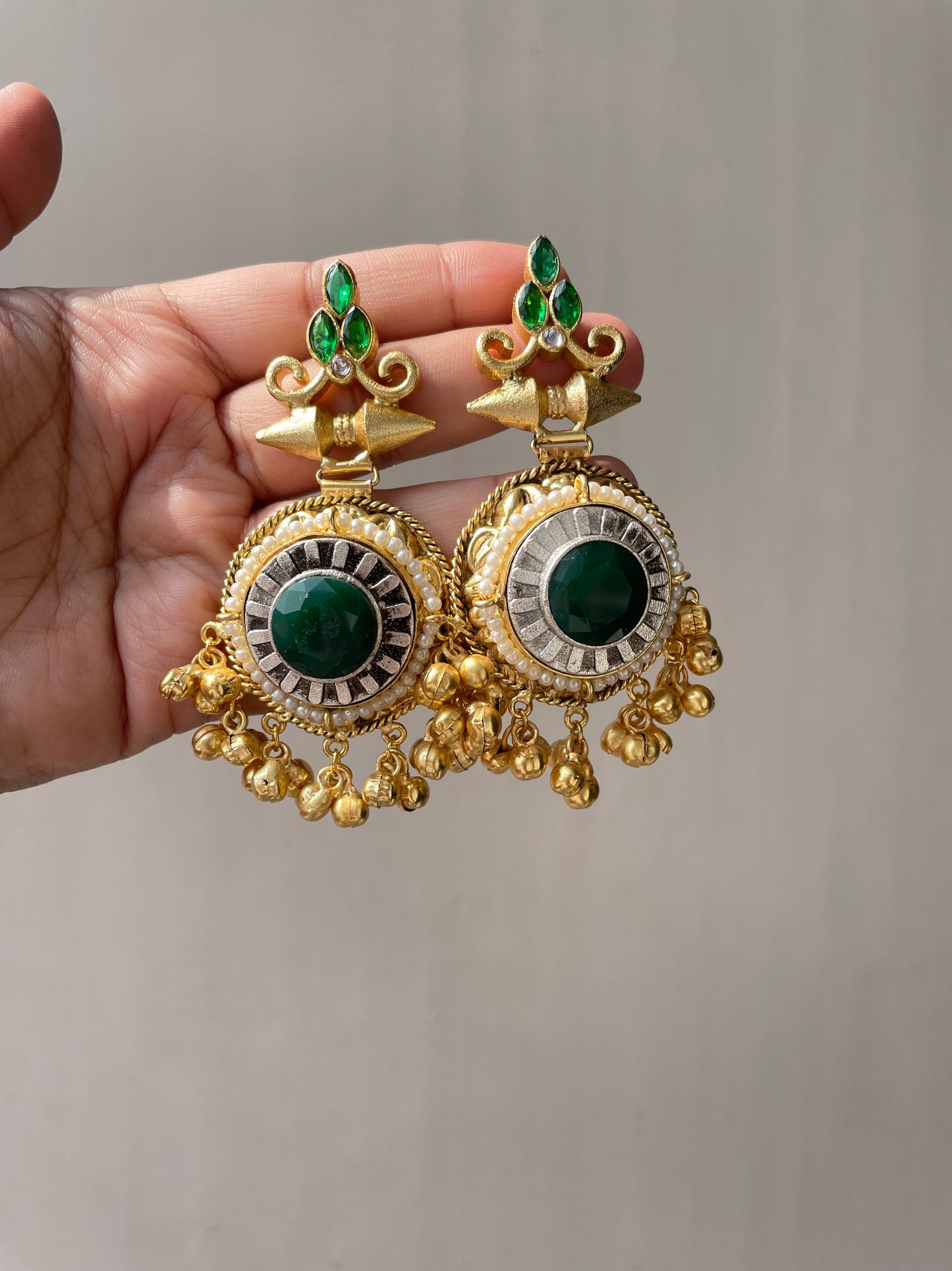 Kashmiri ghungroo jhumka jewellerylovers