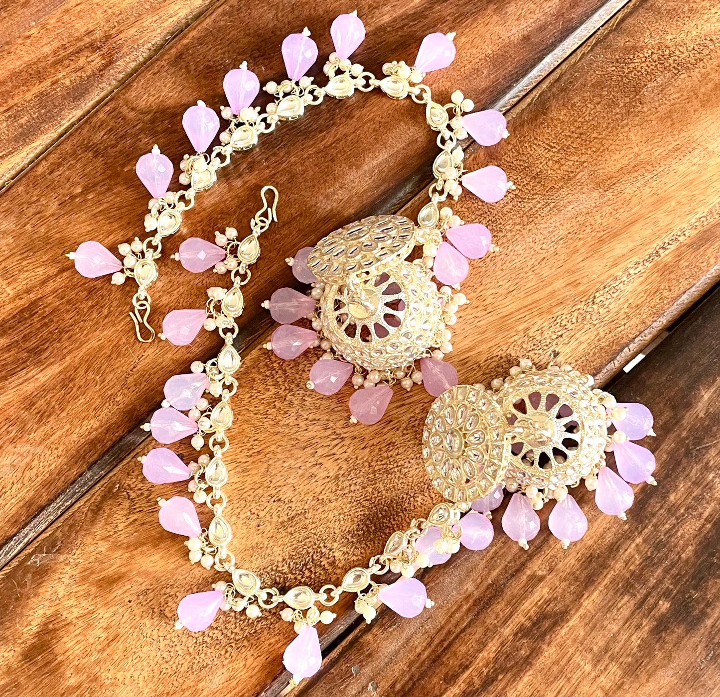 Meena jhumka with extensions