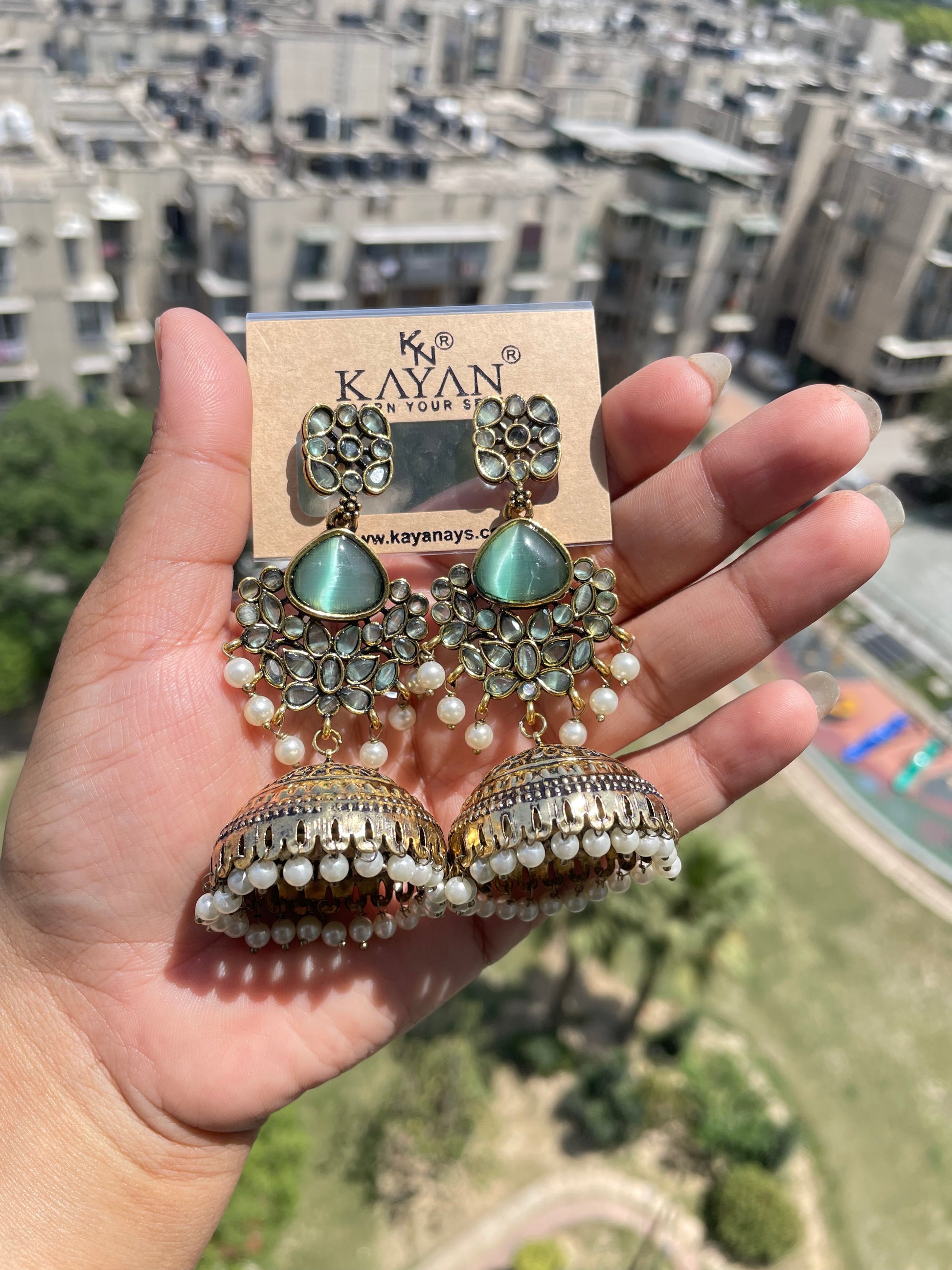 Kashmiri jhumka jewellerylovers