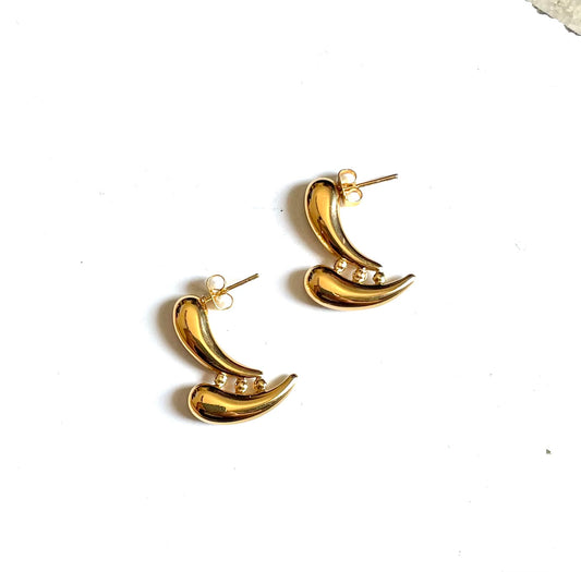 Zig zag earrings