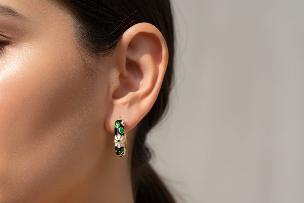 Premium enamel Hoops jewellerylovers