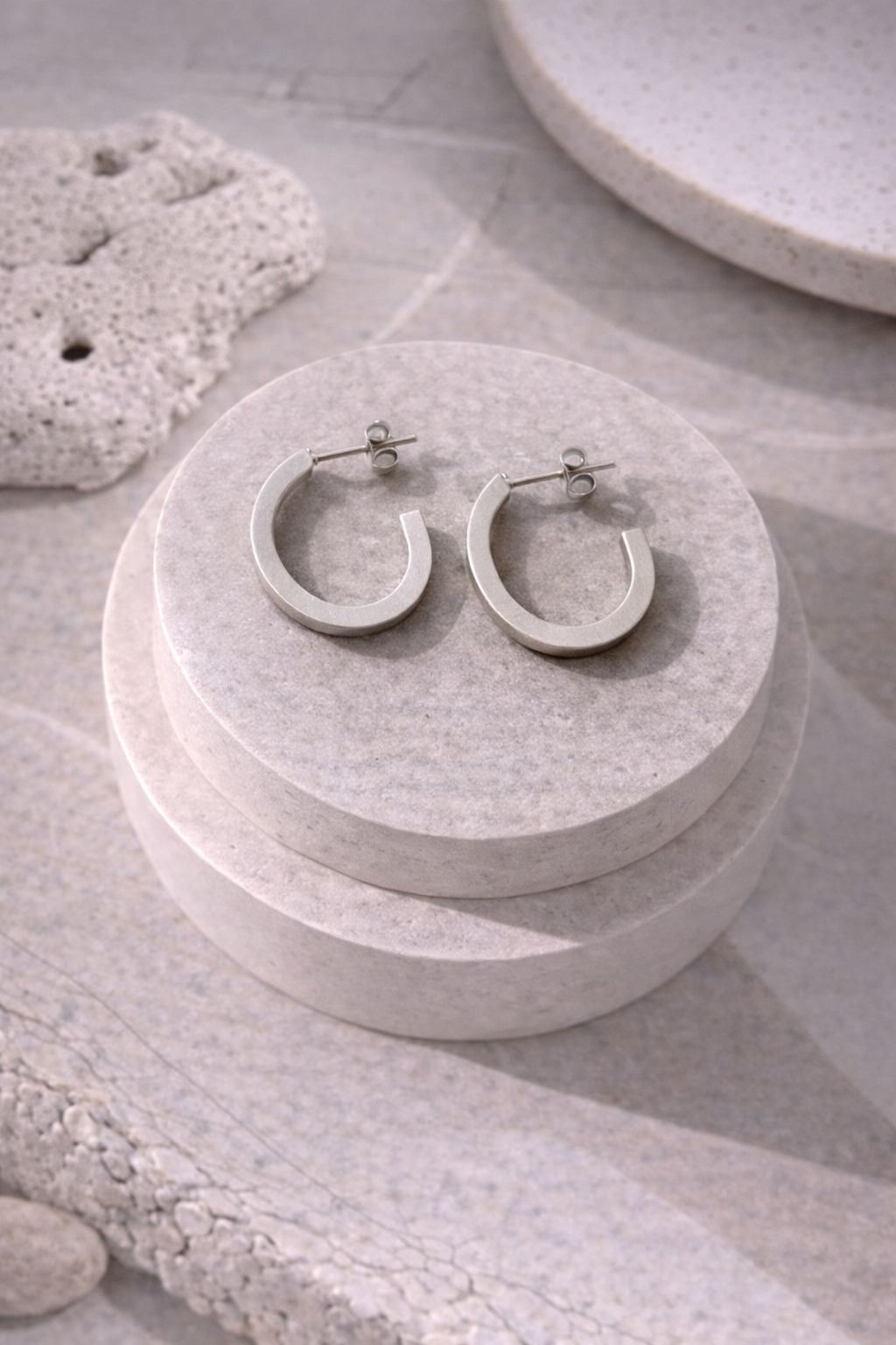 Silver hoops jewellerylovers