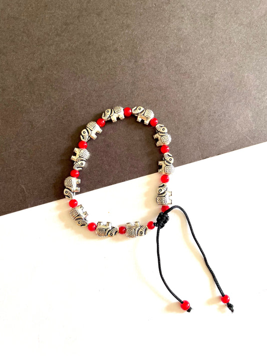 Shop beaded elephant anklet at Jewellery Lovers. Anti-tarnish, trendy & perfect for daily or festive wear. Free shipping available. jewellerylovers