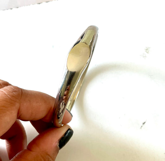 Silver bangle