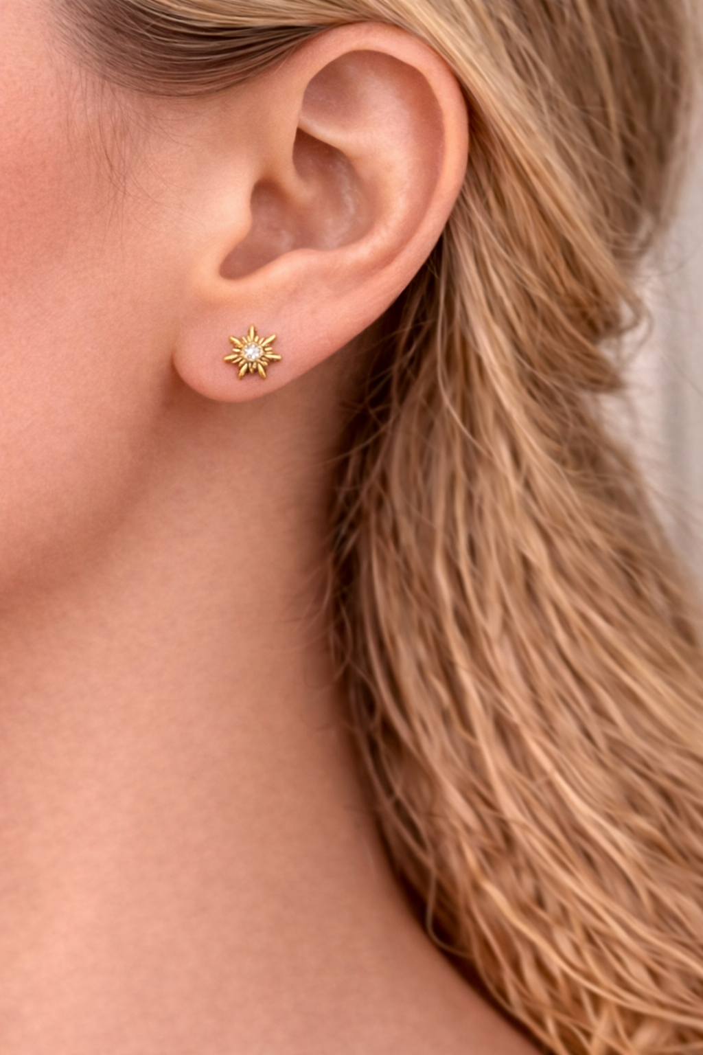 Anti tarnished star earrings jewellerylovers