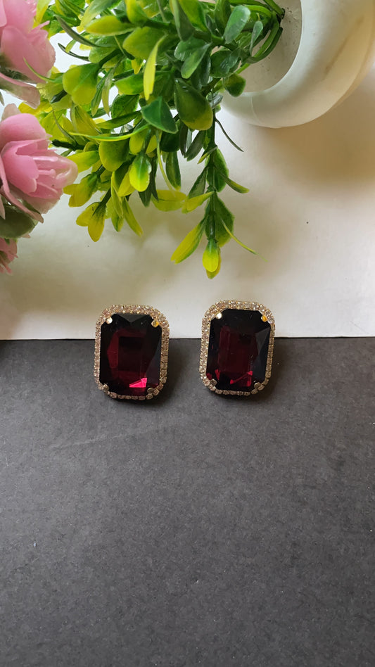 Crystal studs