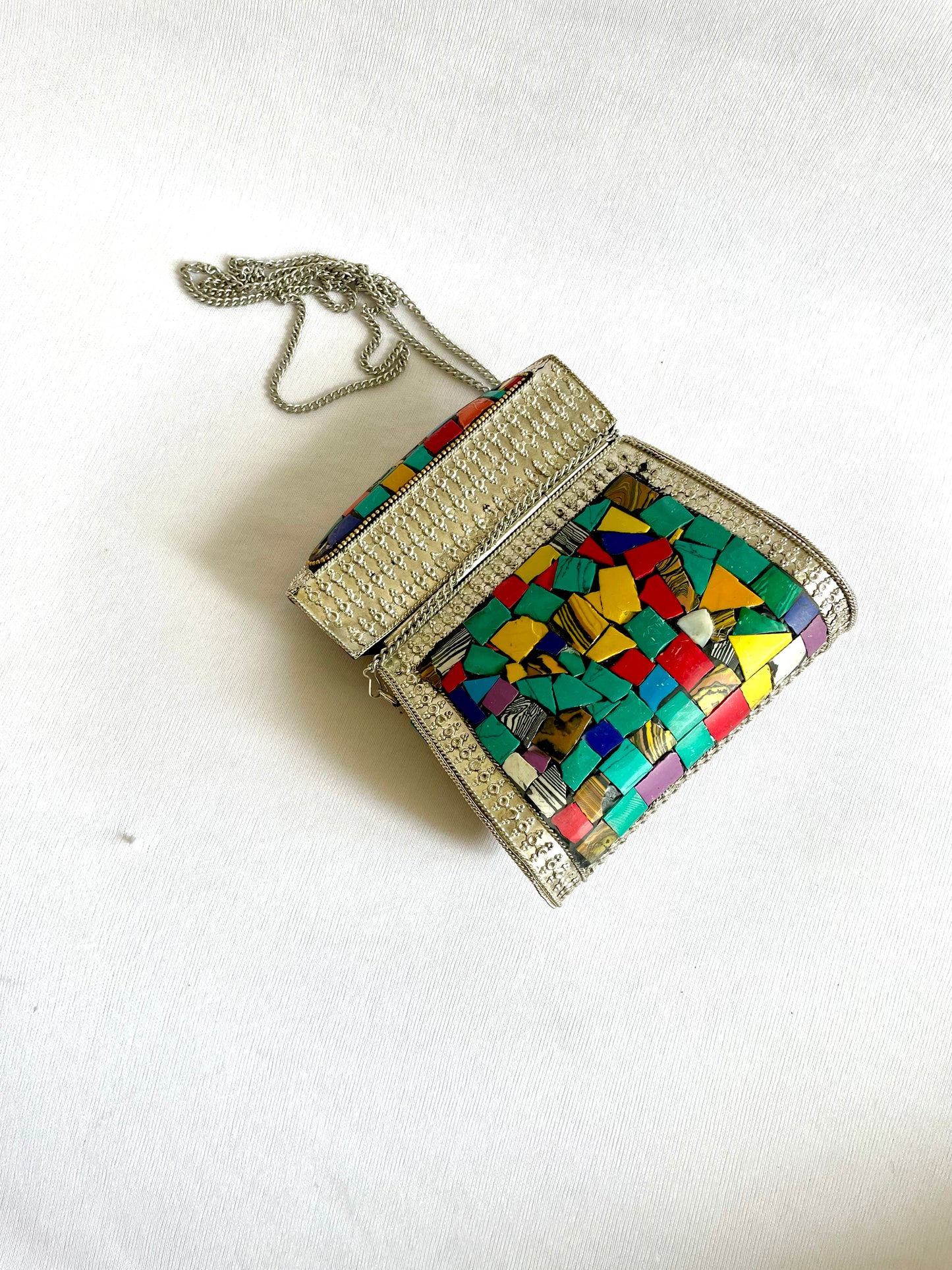 Multicolour medium sling bag