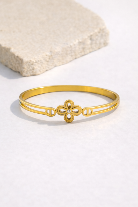 Flower bangle jewellerylovers