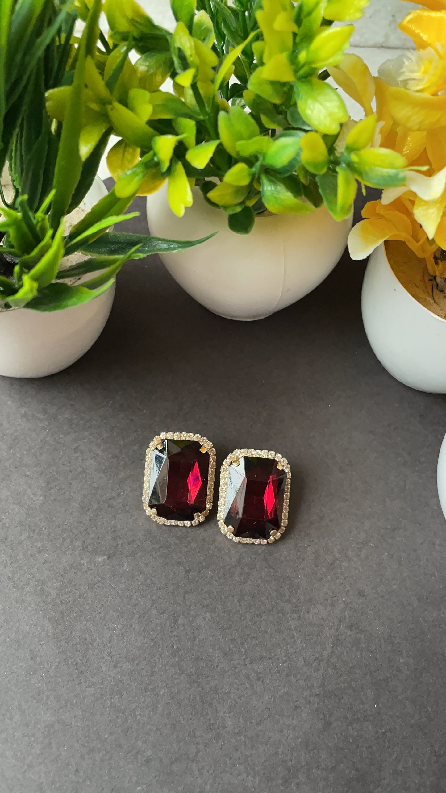 Crystal studs