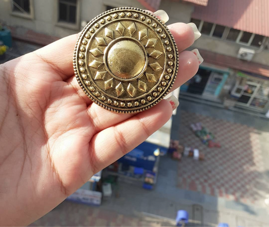 Shop mandala ring at Jewellery Lovers. Anti-tarnish, trendy & perfect for daily or festive wear. Free shipping available. jewellerylovers