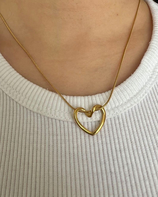 Heart dual shape pendent jewellerylovers