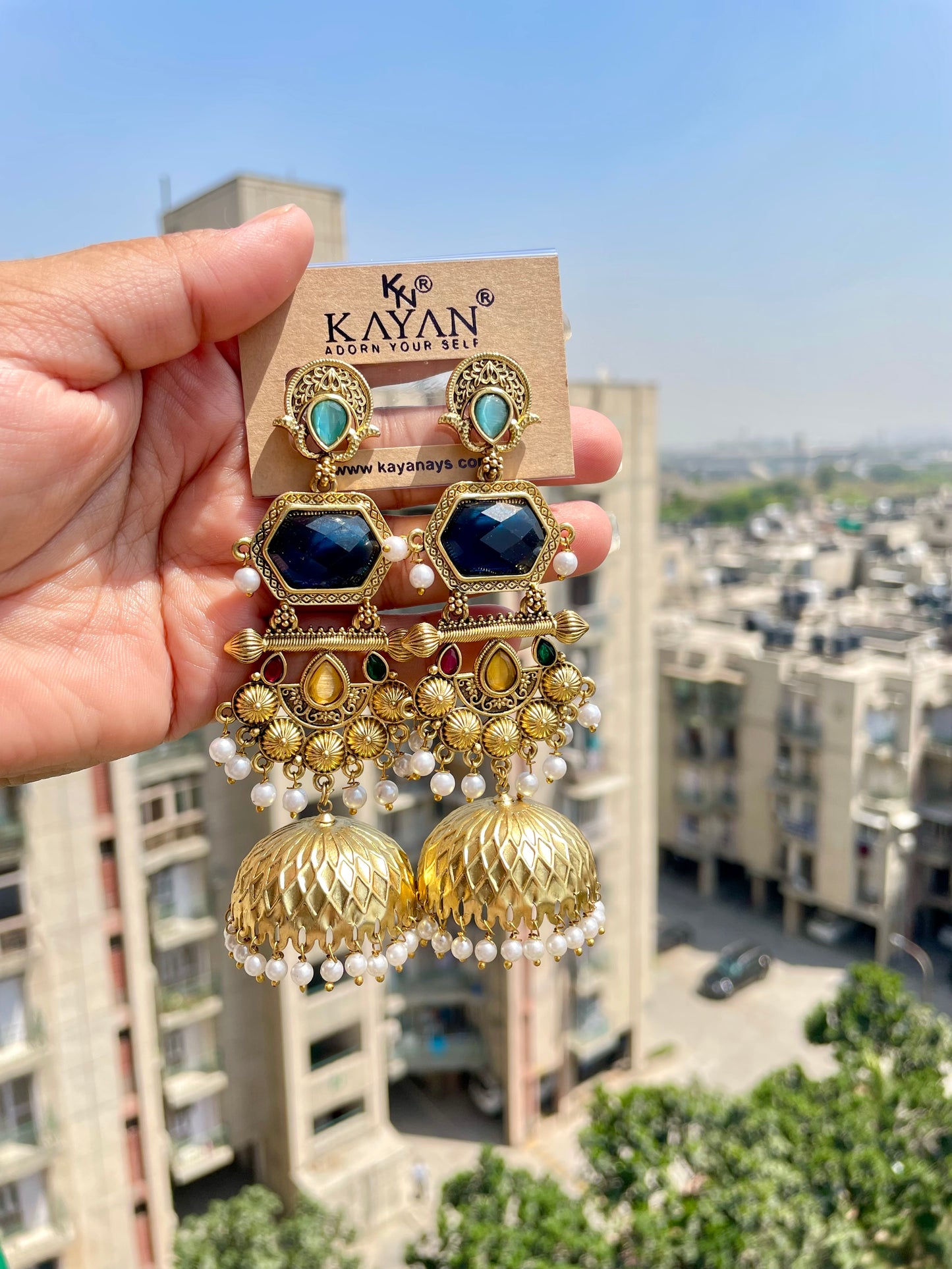 Kashmiri jhumka jewellerylovers