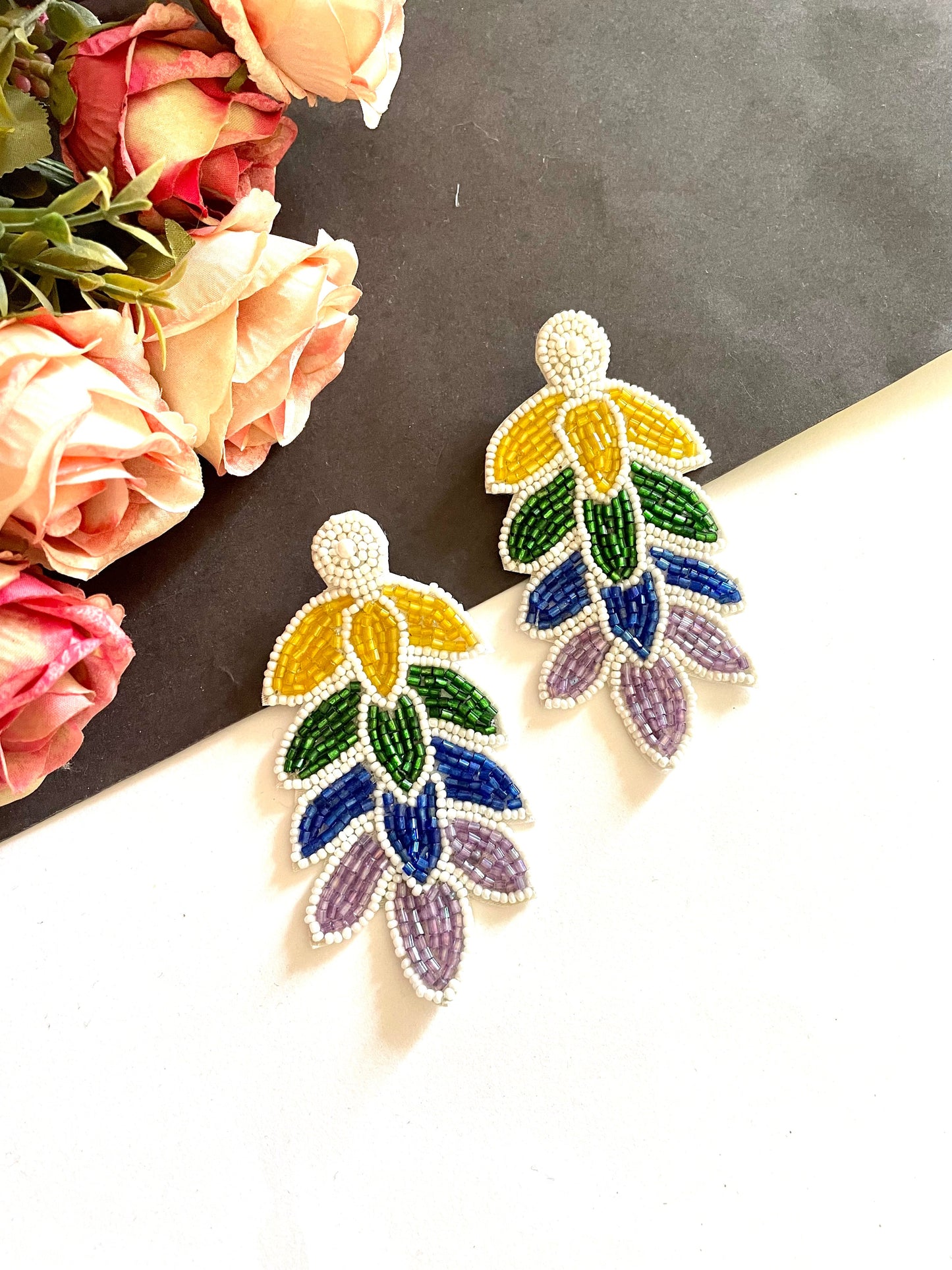 Shop leafy earrings at Jewellery Lovers. Anti-tarnish, trendy & perfect for daily or festive wear. Free shipping available. jewellerylovers
