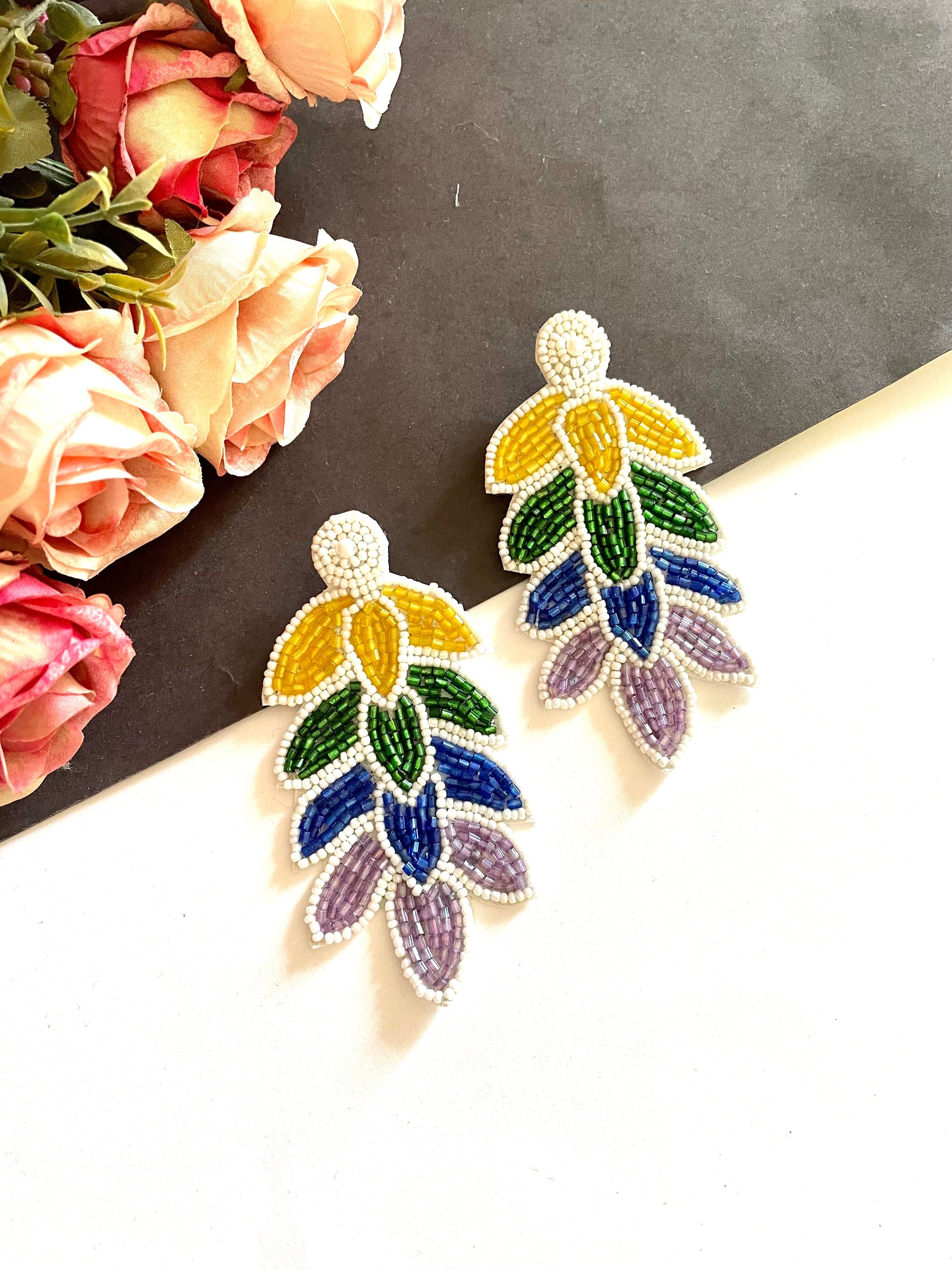 Shop leafy earrings at Jewellery Lovers. Anti-tarnish, trendy & perfect for daily or festive wear. Free shipping available. jewellerylovers