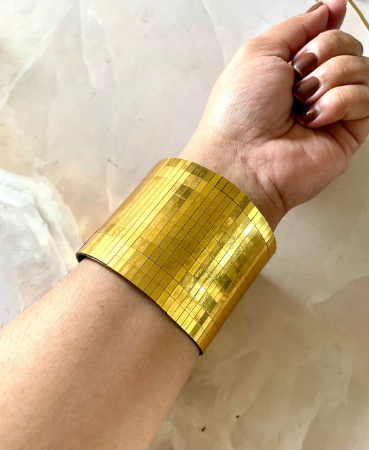 Golden shimmer cuff