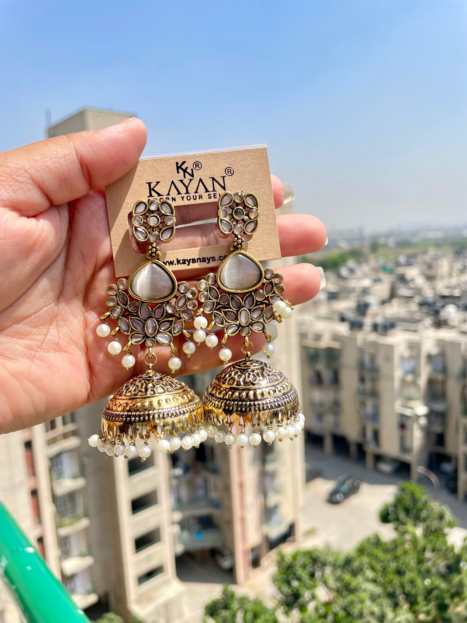 Kashmiri jhumka jewellerylovers