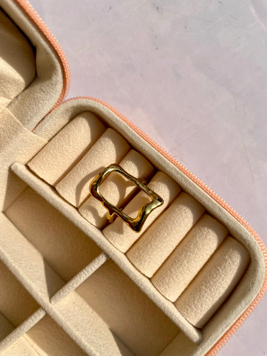 Premium anti tarnished adjustable ring
