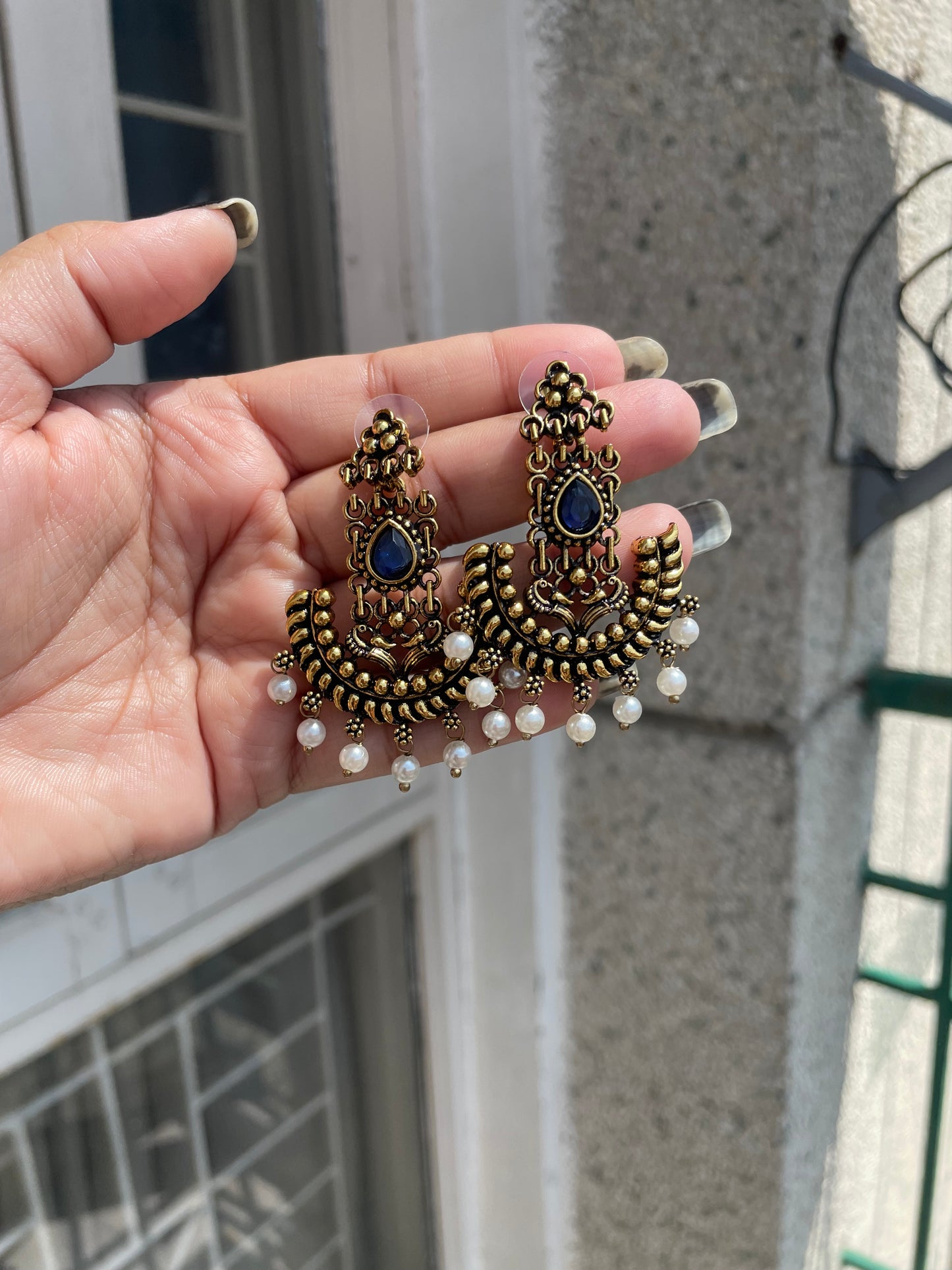 Temple earrings