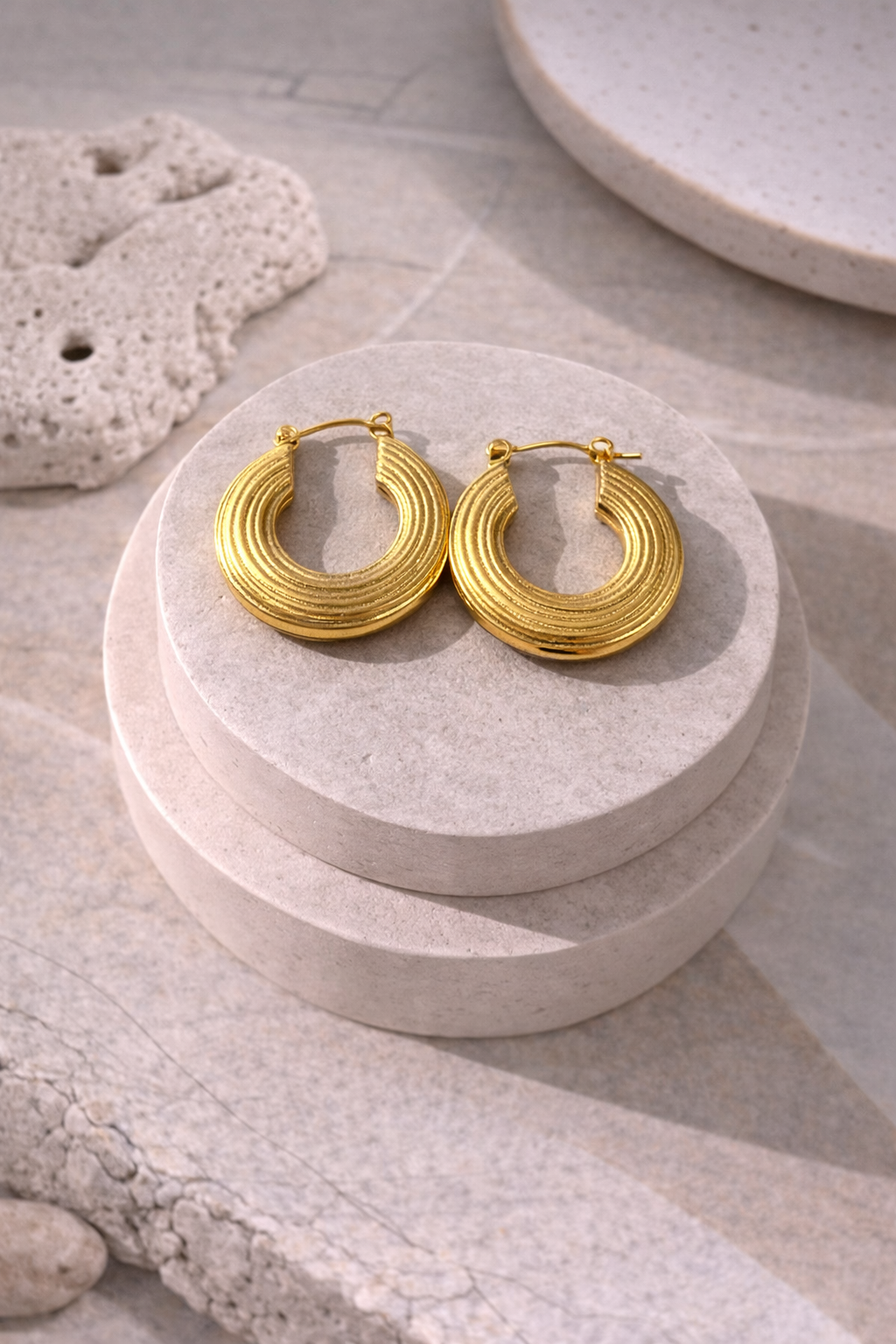 Golden hoops jewellerylovers