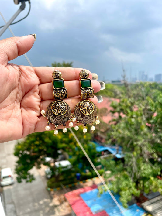 Golden jhumka jewellerylovers