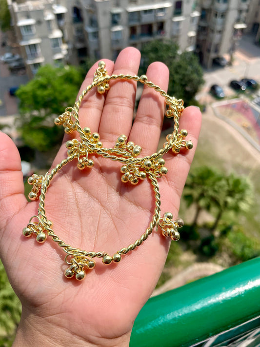 Adjustable ghoongru bangles! (Pair) jewellerylovers