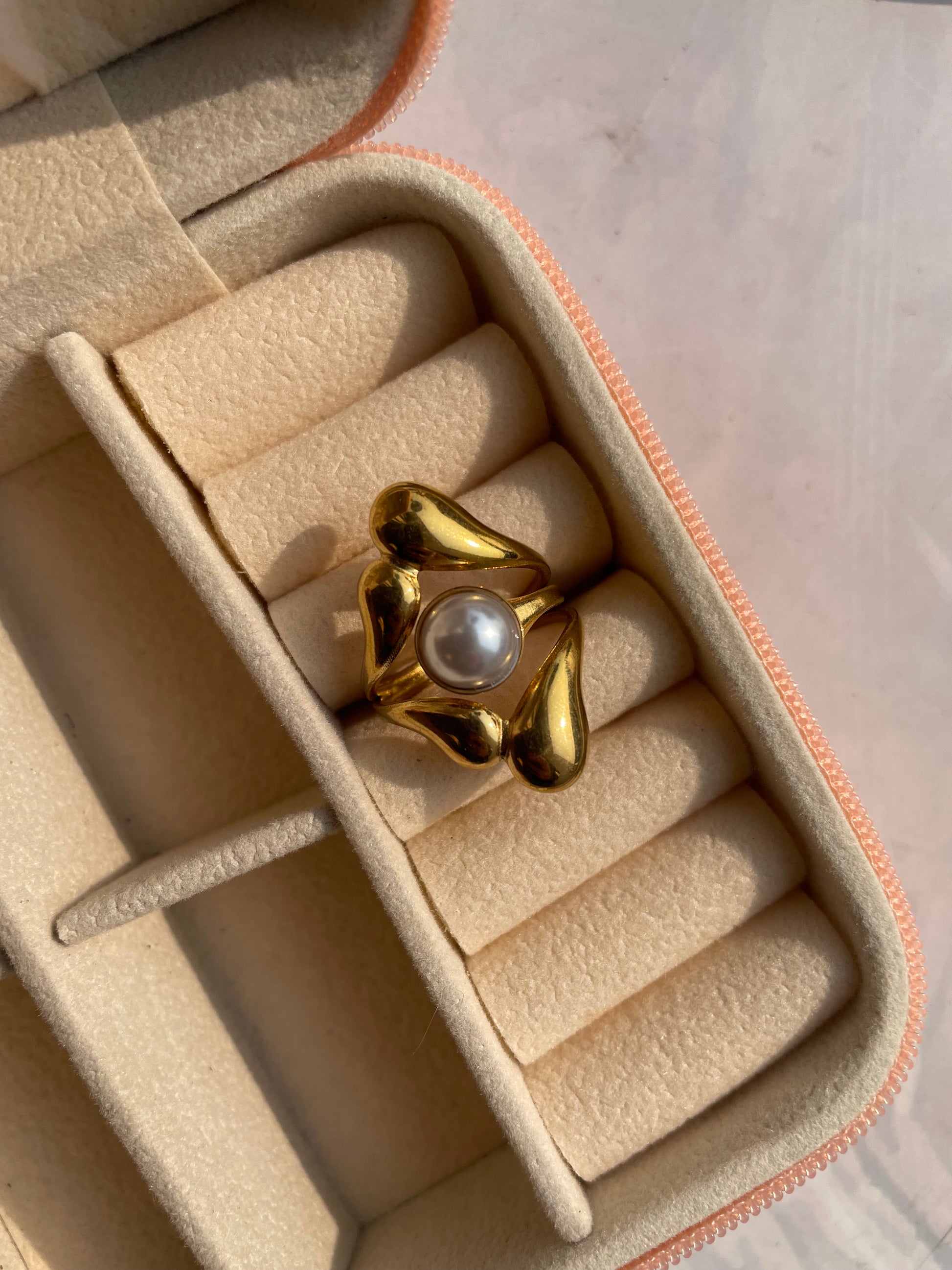 Anti tarnished adjustable ring jewellerylovers