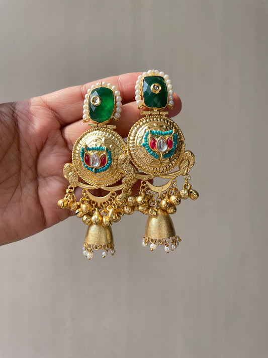 Kashmiri ghungroo jhumka jewellerylovers