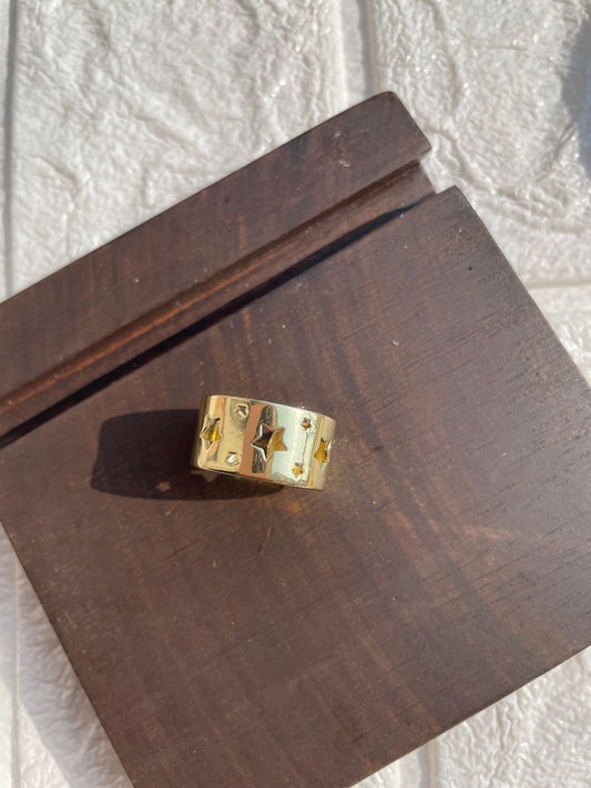 Shop star ring at Jewellery Lovers. Anti-tarnish, trendy & perfect for daily or festive wear. Free shipping available. jewellerylovers
