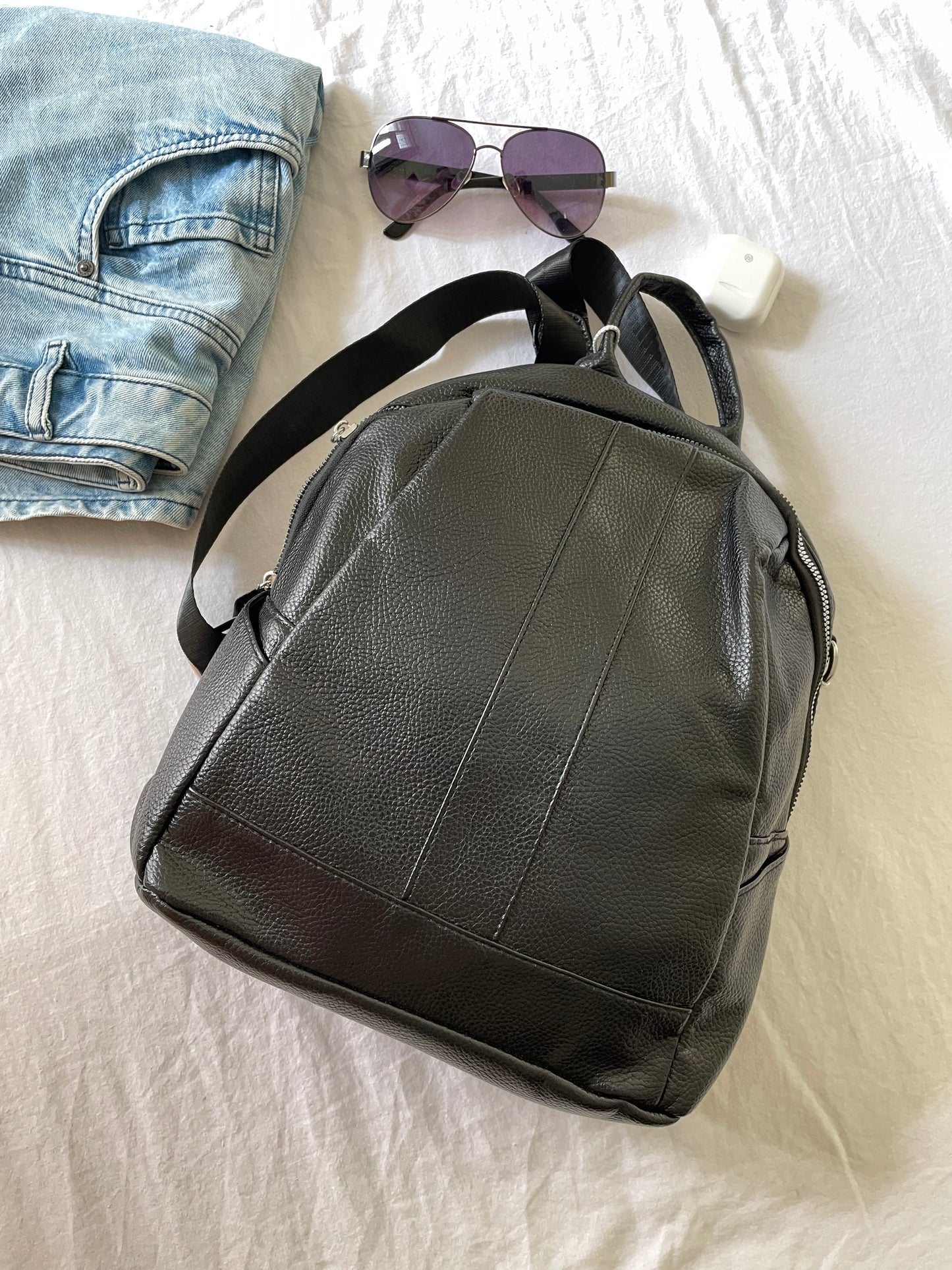 Black backpack