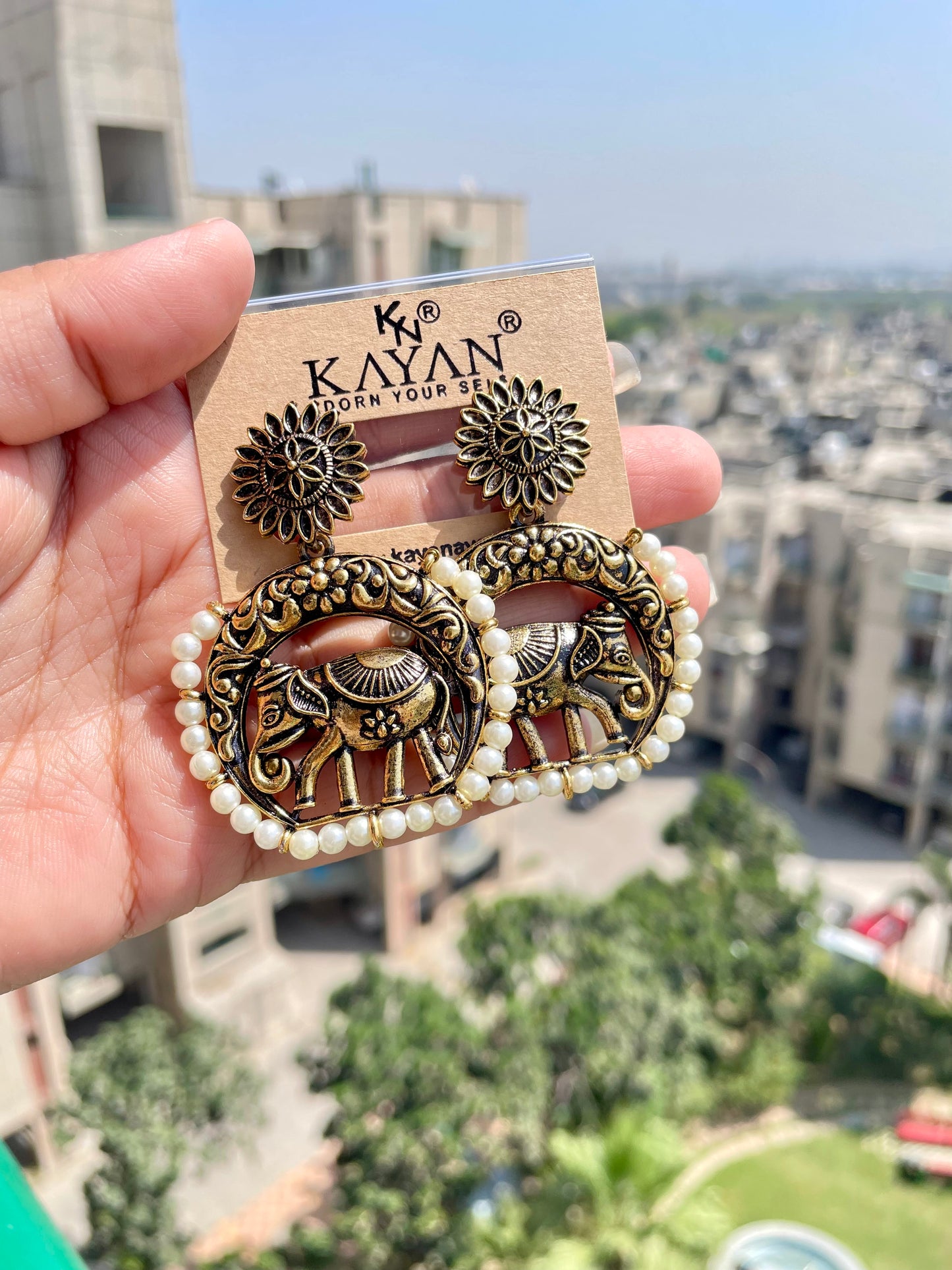Elegant kashmiri earrings jewellerylovers