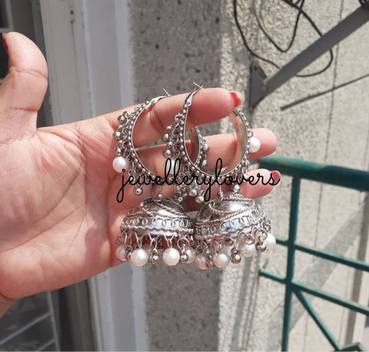 Silver danglers