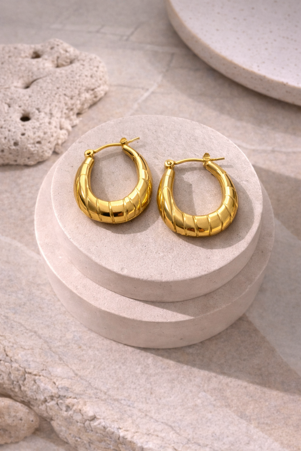 Golden hoops jewellerylovers