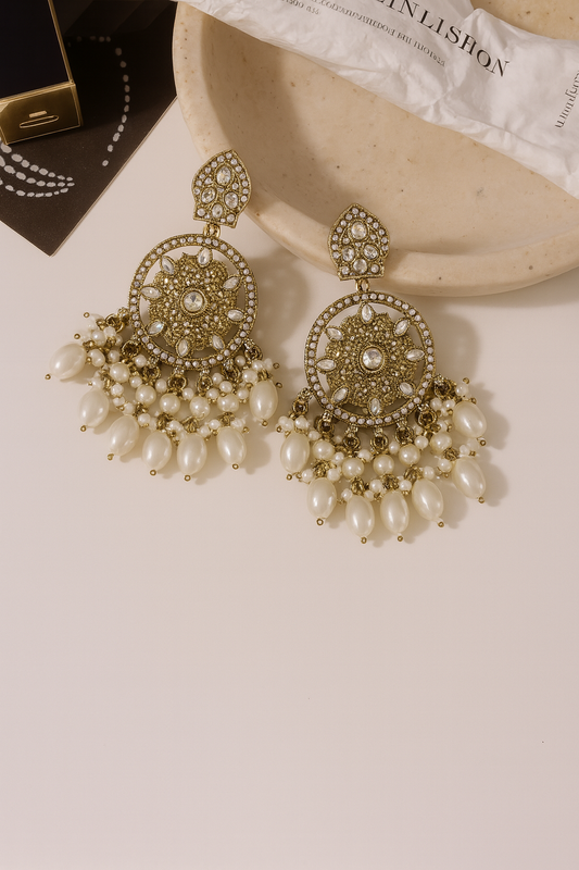 Chaandbali earrings jewellerylovers
