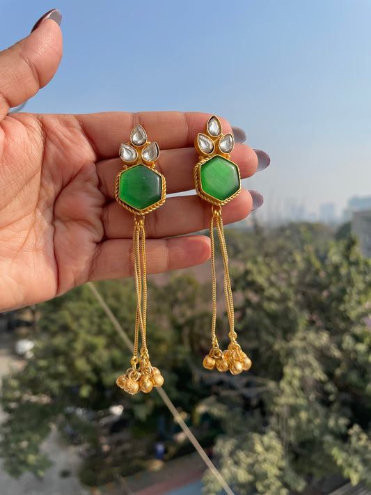 Mini kashmiri jhumkas jewellerylovers