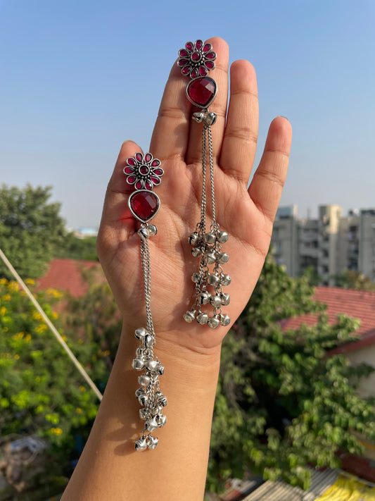 Flower kashmiri jhumka jewellerylovers