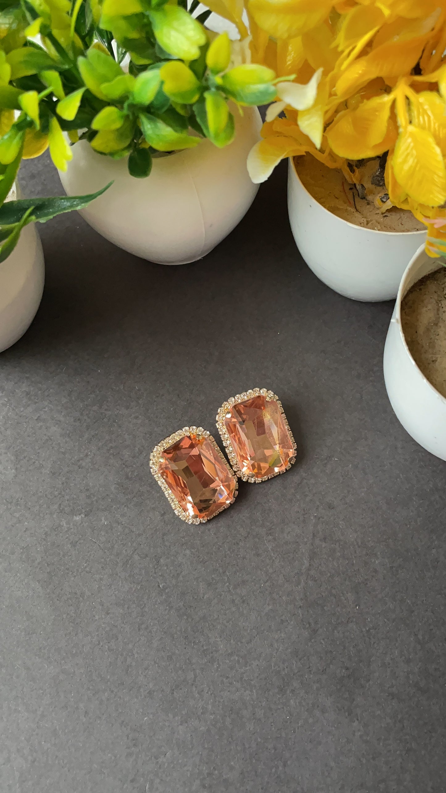 Crystal studs