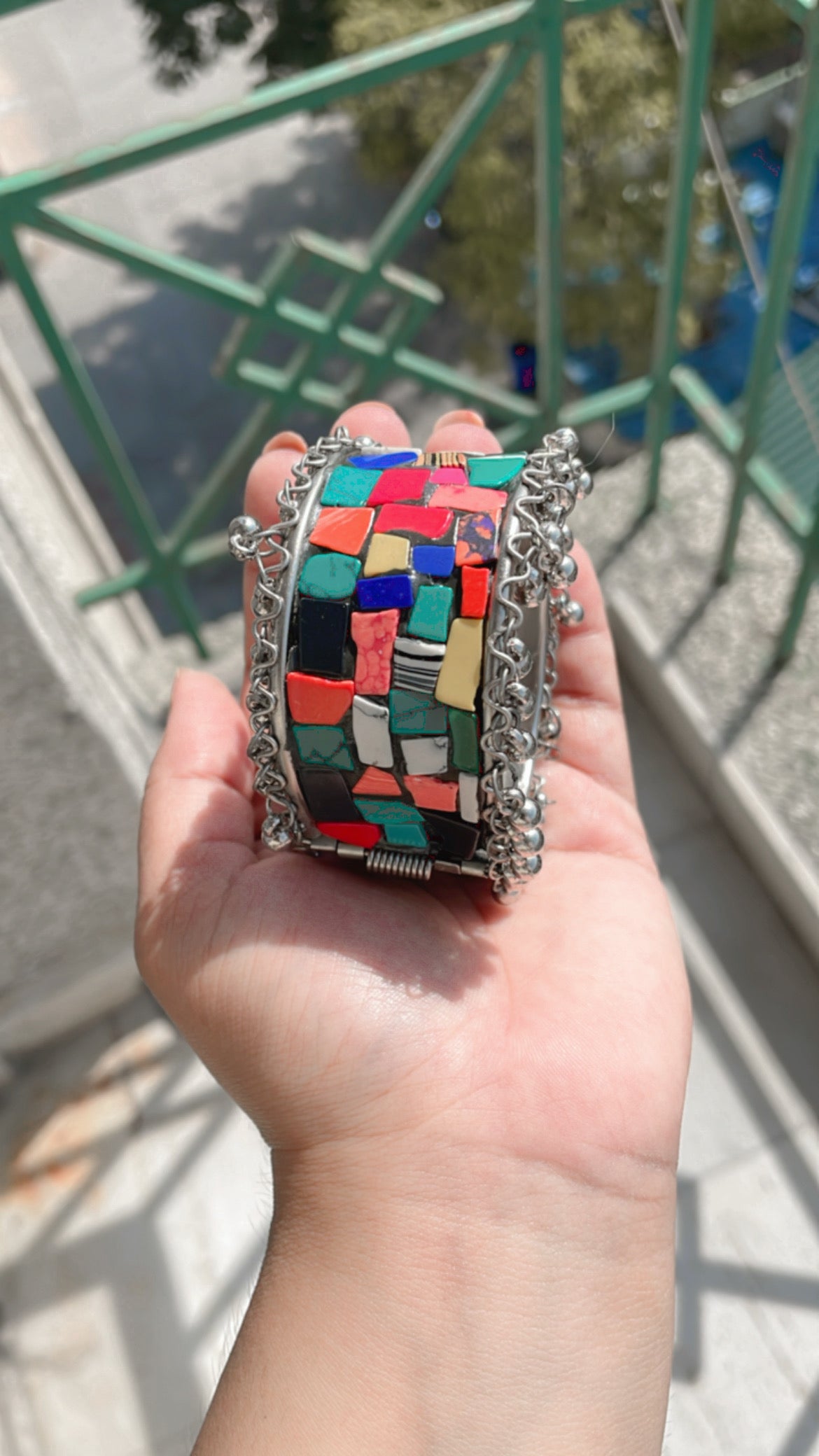 Adjustable stone crafted bangles