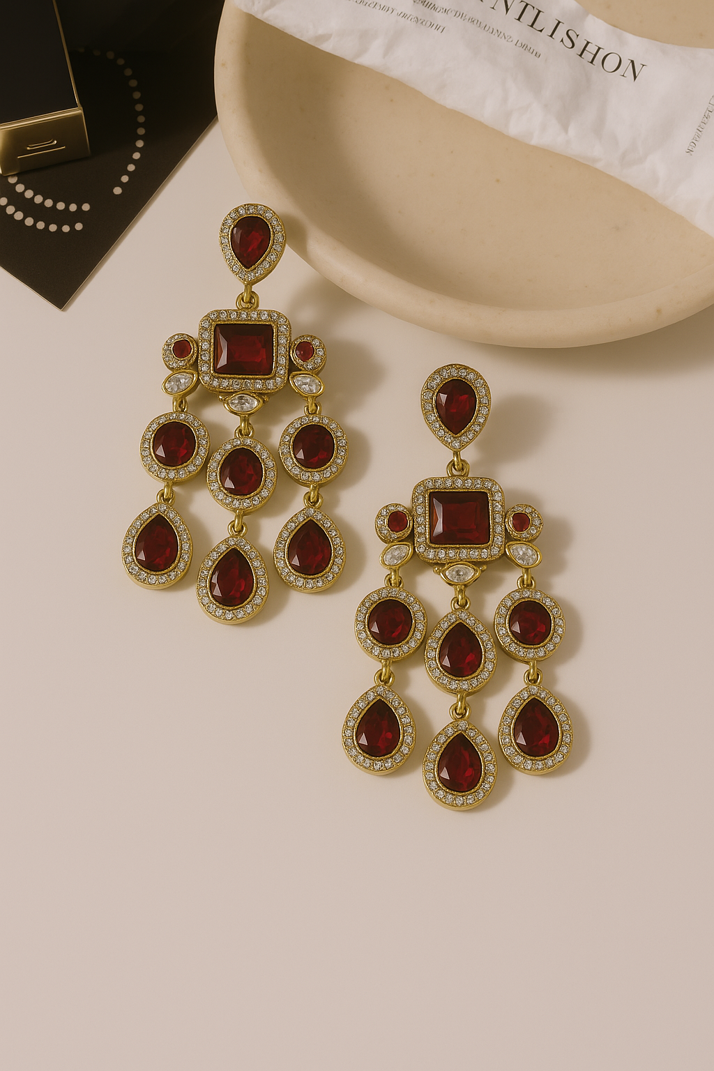 Beaded chaandbali jewellerylovers