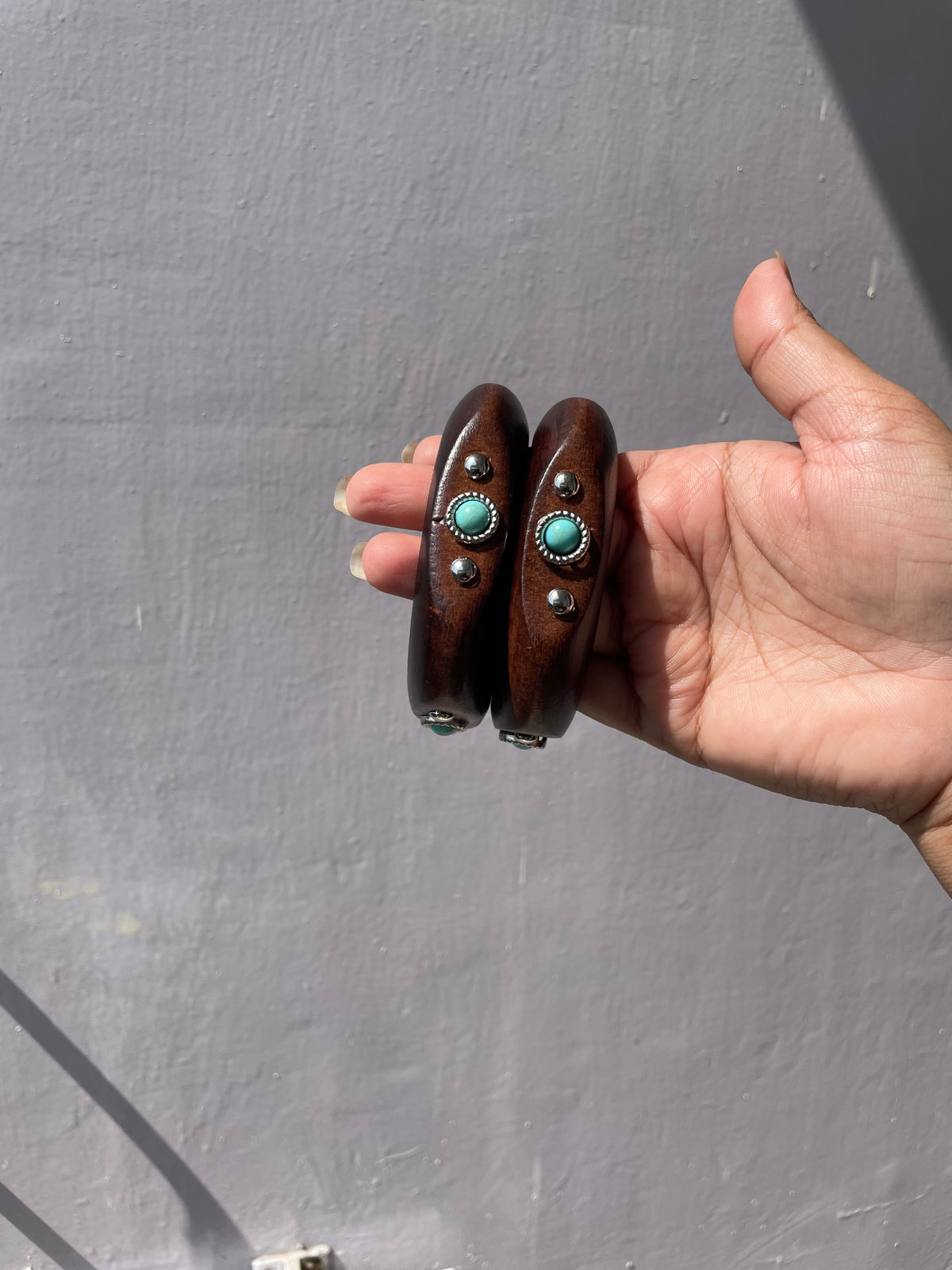 Wooden Stack set of 2 (size 2.8) jewellerylovers
