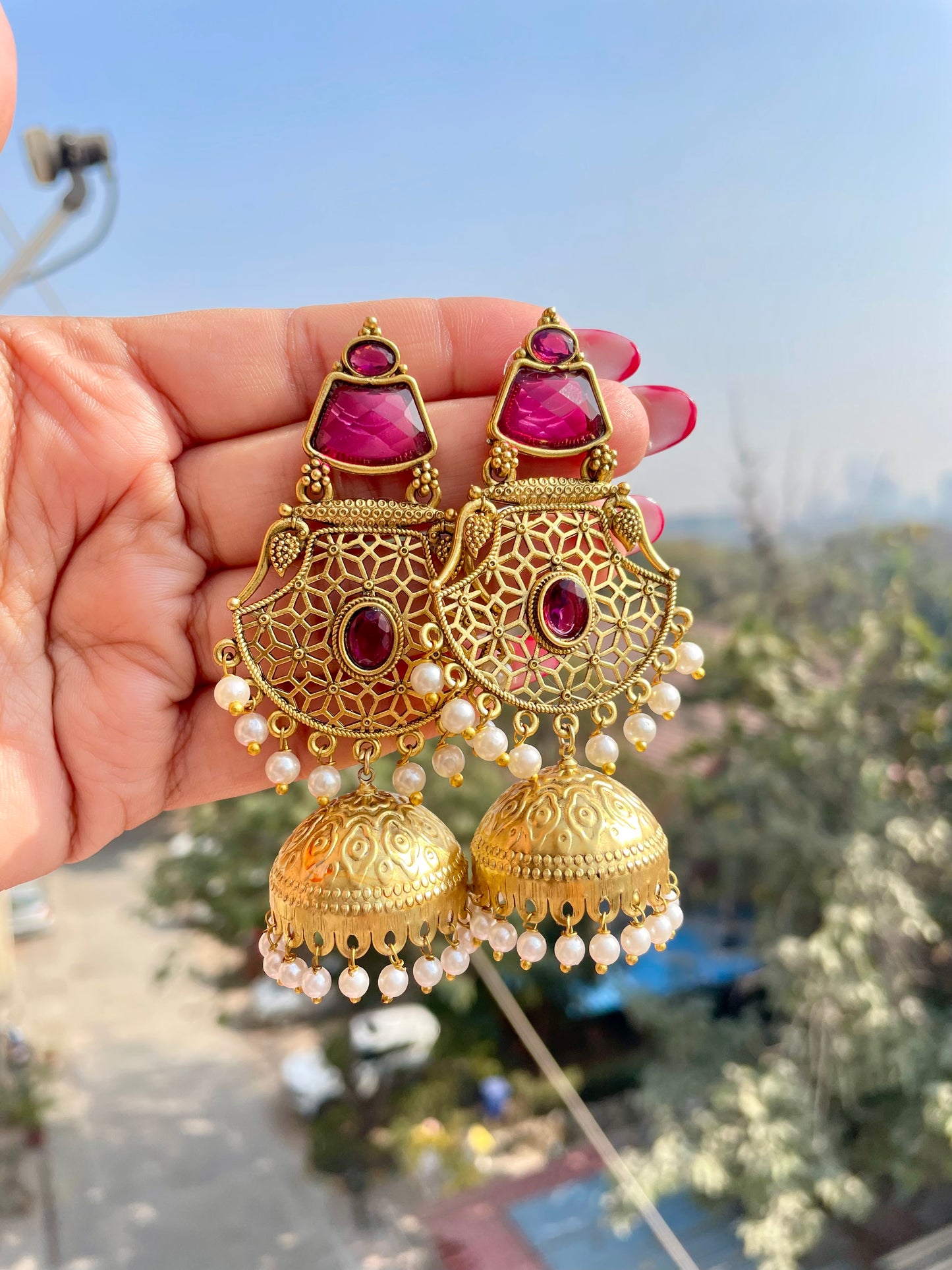 Kashmiri jhumkas