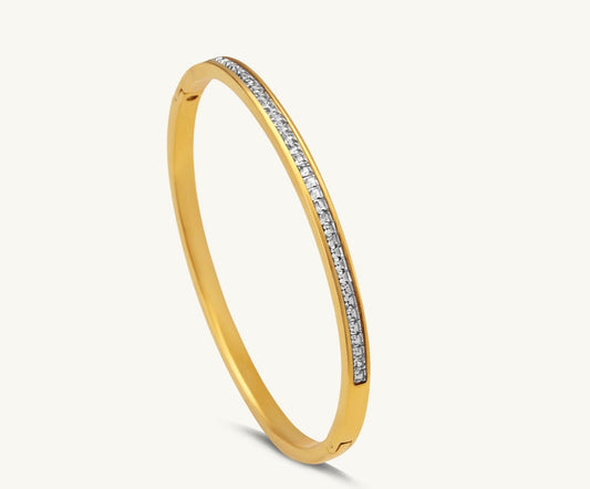 Diamond studded bangle jewellerylovers