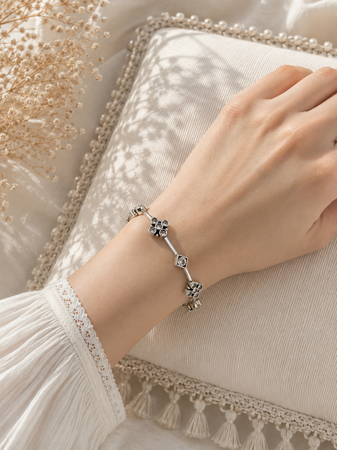Silver regular wear bangles (pair) size 2.6 jewellerylovers