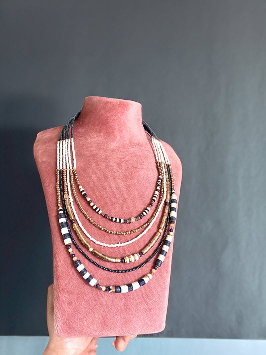 Shop beaded long necklace at Jewellery Lovers. Anti-tarnish, trendy & perfect for daily or festive wear. Free shipping available. jewellerylovers
