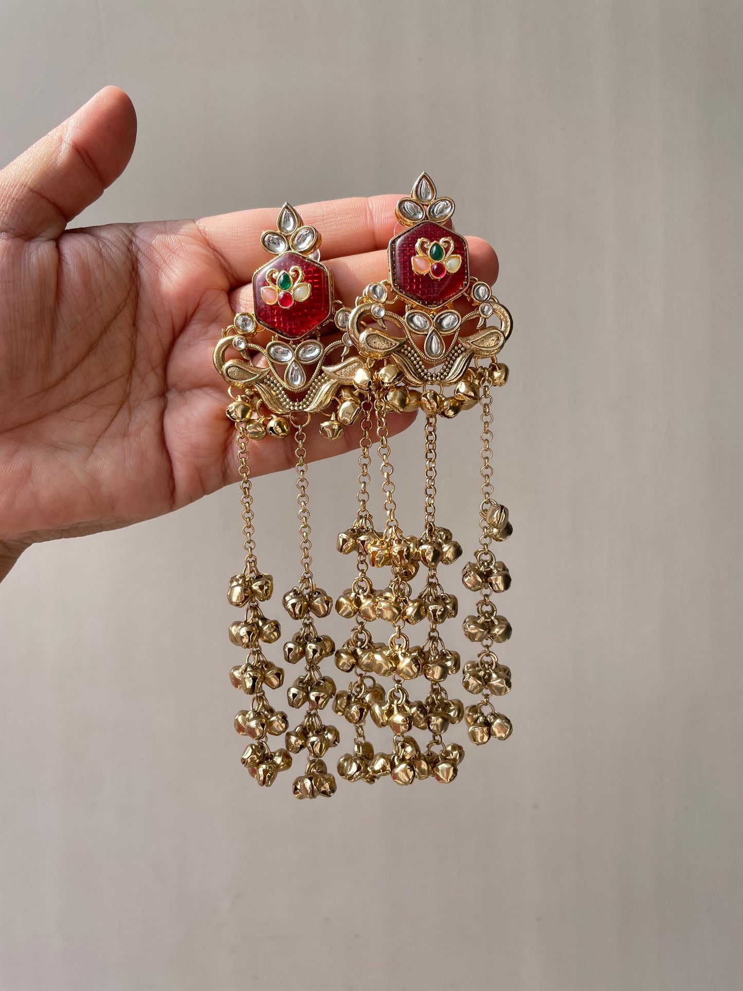 Kashmiri ghungroo jhumka jewellerylovers
