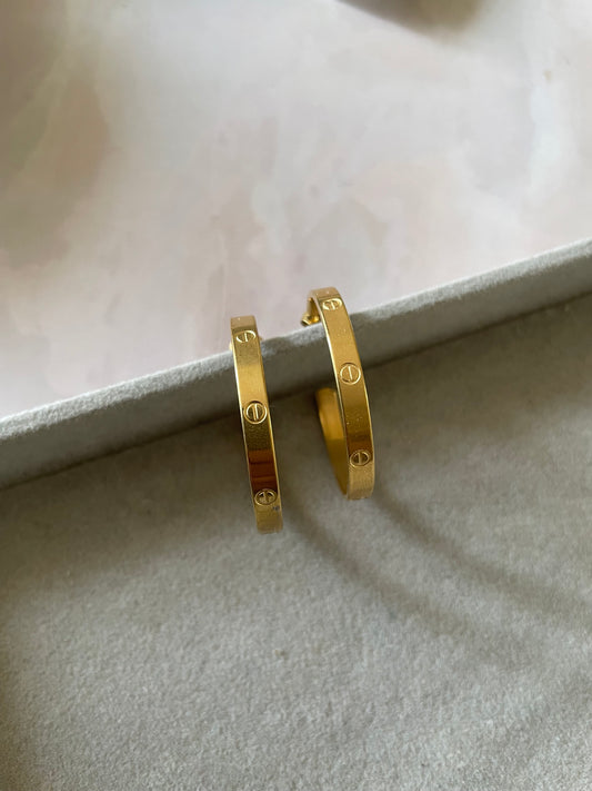 Cartier hoops