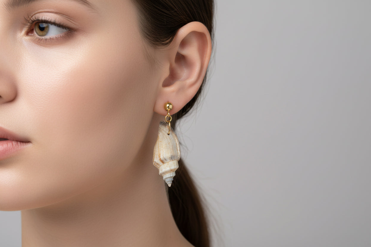 Shell earrings jewellerylovers