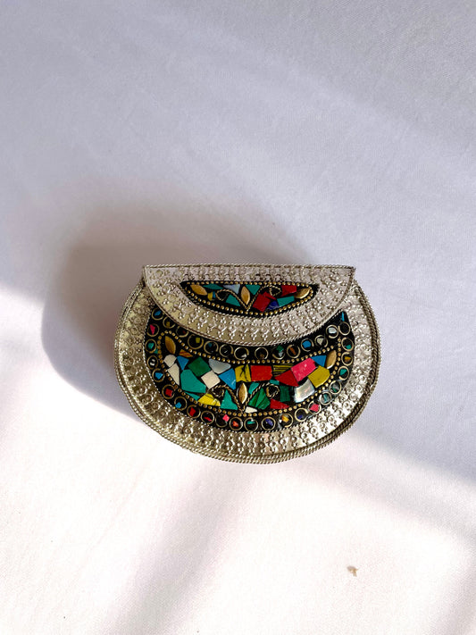 Multicolour oval sling