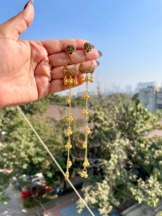 Oxidised earrings jewellerylovers