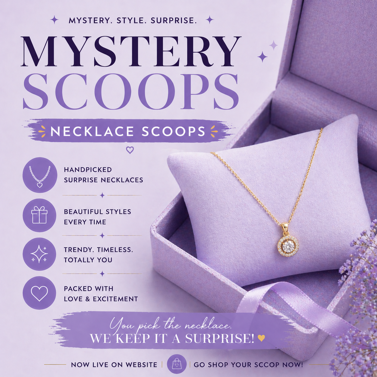 Necklace Mystery Scoop jewellerylovers