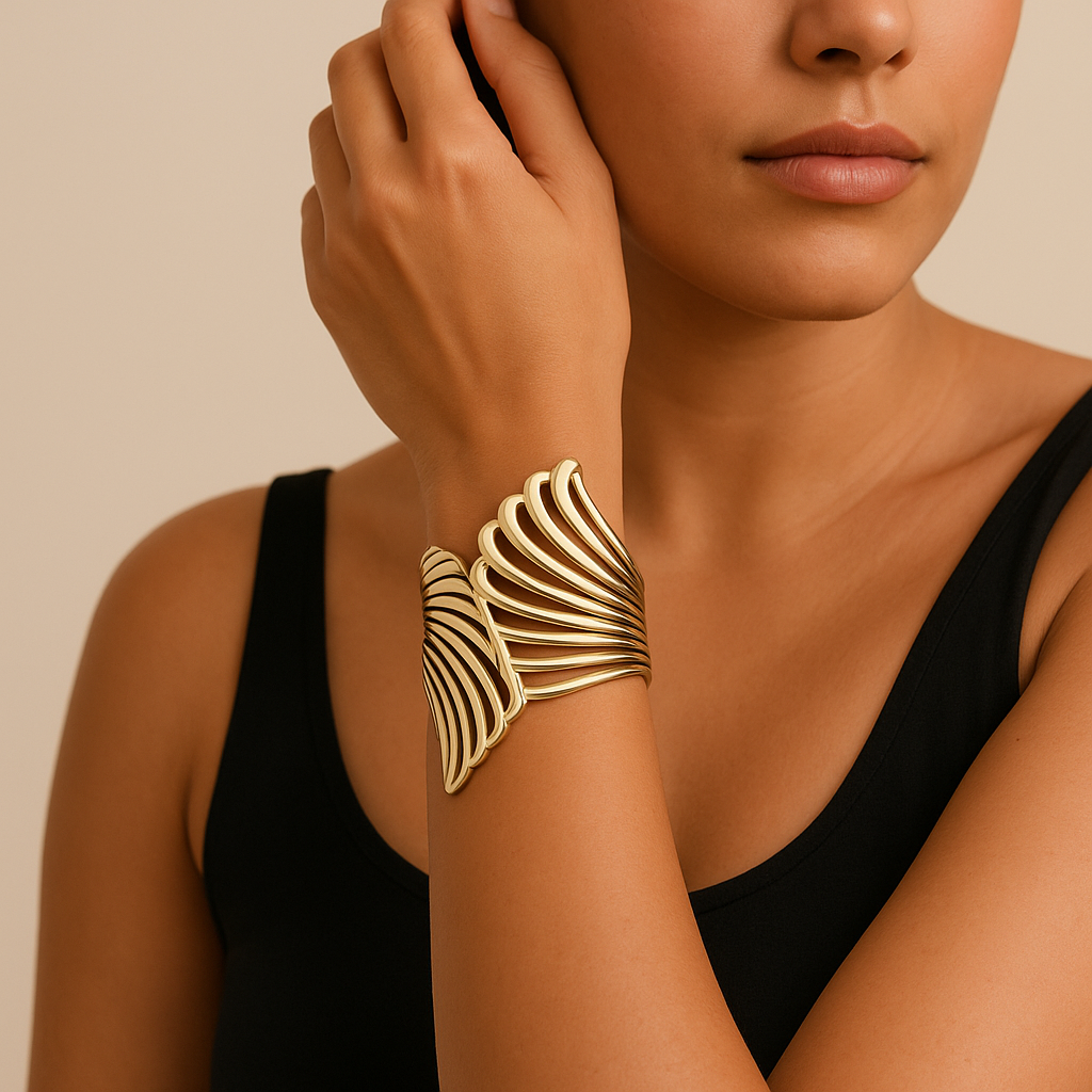 Shop butterfly wings bracelet at Jewellery Lovers. Anti-tarnish, trendy & perfect for daily or festive wear. Free shipping available. jewellerylovers